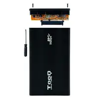 TooQ TQE-2524B caja para disco duro externo Caja de disco duro (HDD) Negro 2.5\