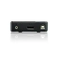 ATEN Switch KVM DisplayPort/Audio USB de 2 puertos (compatible con 4K, cables incl