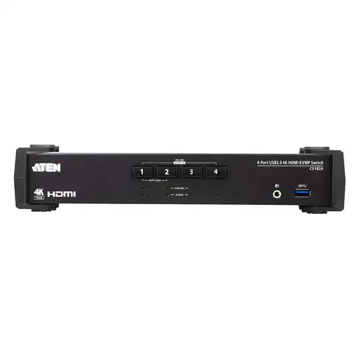 ATEN Switch KVMP™ HDMI 4K USB 3.0 de 4 puertos