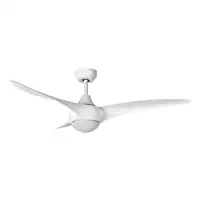 Fabrilamp Canea ventilador de techo blanco 134 cm, led, 3 aspas, 6 velocidades Fabrilamp Canea ventilador de techo blanco 134 cm, led, 3 aspas, 6 velocidades