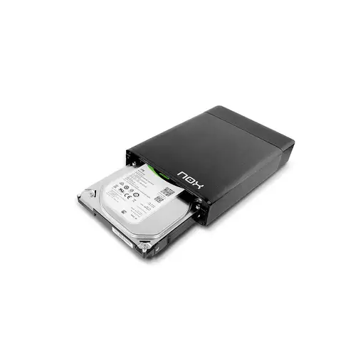 NOX Lite 3.5 Carcasa de disco duro/SSD Negro 3.5\