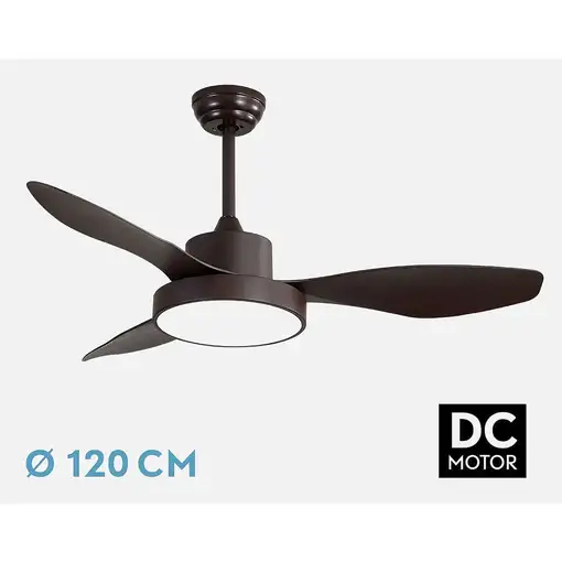 Ventiladores techo Negro FABRILAMP