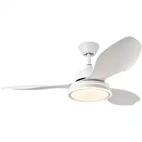 Fabrilamp Datoo ventilador de techo blanco, 3 aspas, led, con mando Fabrilamp Datoo ventilador de techo blanco, 3 aspas, led, con mando