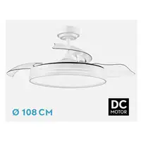 Ventiladores techo Blanco FABRILAMP Ventiladores techo Blanco FABRILAMP