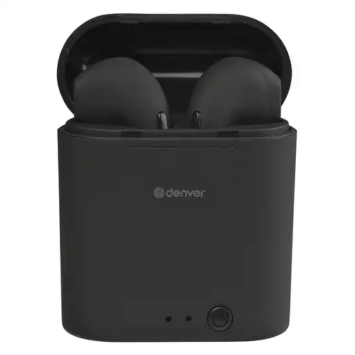 Denver TWE-46BLACK auricular y casco Auriculares Inalámbrico Dentro de oído Música