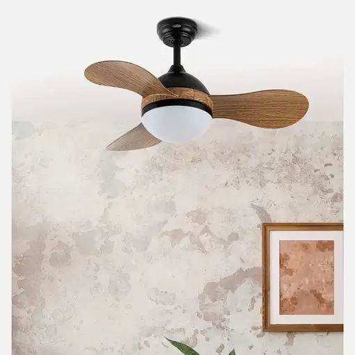 Ventiladores techo Negro FABRILAMP