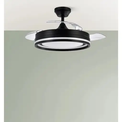 Ventiladores techo Negro FABRILAMP