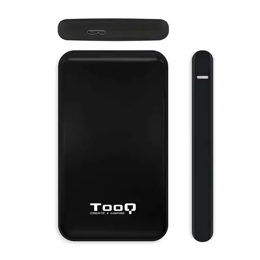 TooQ Caja externa para discos duros 2.5\ SATA I/II/III a USB 3.1 Gen1 con UASP