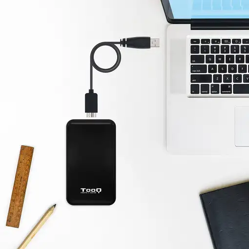 TooQ Caja externa para discos duros 2.5\ SATA I/II/III a USB 3.1 Gen1 con UASP