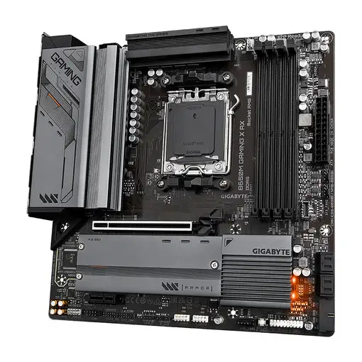 GIGABYTE B650M GAMING X AX Placa base - AMD Ryzen serie 9000, VRM de 6+2+1 fases,