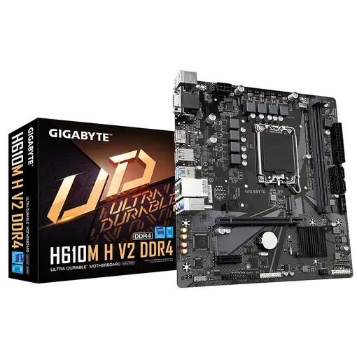 GIGABYTE H610M H V2 DDR4 placa base Intel H610 Express LGA 1700 micro ATX