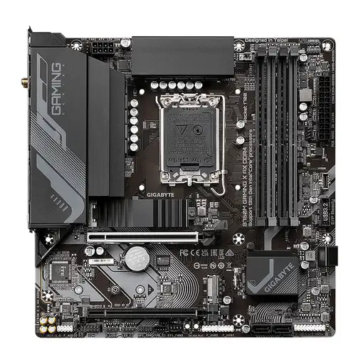 GIGABYTE B760M GAMING X AX DDR4 Placa Base - Compatible con procesadores Intel Cor
