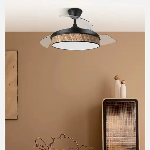 Ventiladores techo Negro FABRILAMP