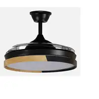 Fabrilamp 214491388 ventilador Haya, Negro