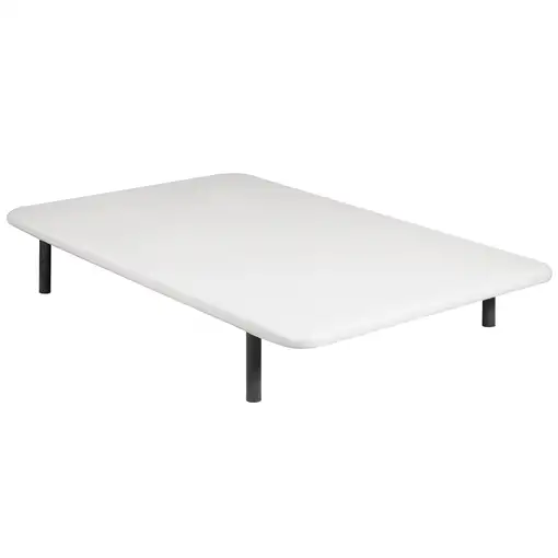Base Tapizada, Tejido 3D Transpirable + 4 Patas, Montaje Incluido, 90x200