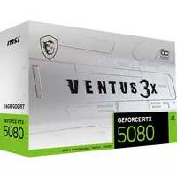 MSI VENTUS GEFORCE RTX 5080 16G 3X OC WHITE tarjeta gráfica NVIDIA 16 GB GDDR7