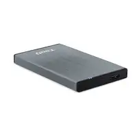TooQ TQE-2527G caja para disco duro externo Caja de disco duro (HDD) Negro, Gris 2