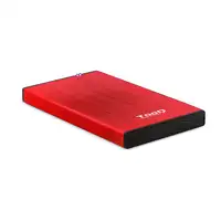 TooQ TQE-2527R caja para disco duro externo Caja de disco duro (HDD) Negro, Rojo 2