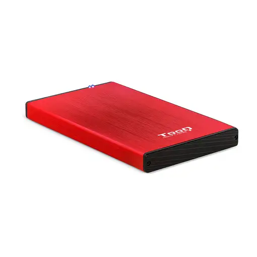 TooQ TQE-2527R caja para disco duro externo Caja de disco duro (HDD) Negro, Rojo 2