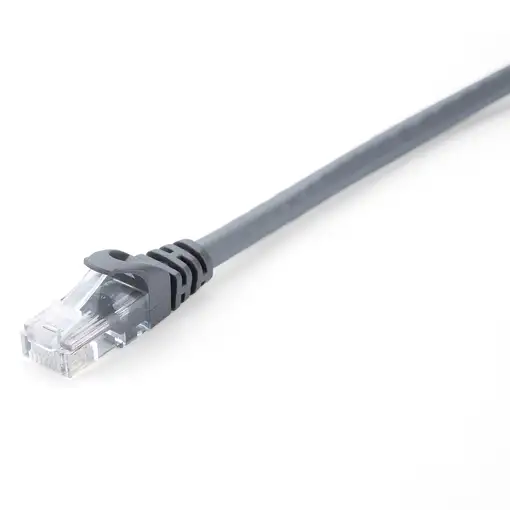 V7 Cable gris Cat6 no blindado (UTP) con conector RJ45 macho a RJ45 macho 3m 10ft