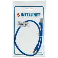 Intellinet CAT 6, S/FTP, 0.5 m cable de red Azul 0,5 m Cat6 S/FTP (S-STP)