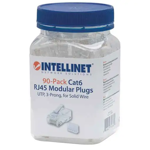 Intellinet Plugs Modulares RJ45 Cat 6