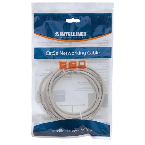 Intellinet 15m Cat6 cable de red Gris U/UTP (UTP)