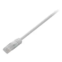 V7 Cable blanco Cat6 no blindado (UTP) con conector RJ45 macho a RJ45 macho 1m 3.3 V7 Cable blanco Cat6 no blindado (UTP) con conector RJ45 macho a RJ45 macho 1m 3.3
