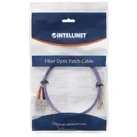 Intellinet 750929 Cable de fibra óptica e InfiniBand 2 m LC SC Violeta