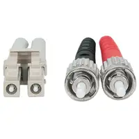 Intellinet 751117 Cable de fibra óptica e InfiniBand 1 m ST LC Color aguamarina
