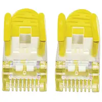 Intellinet 350495 cable de red Amarillo 2 m Cat6a S/FTP (S-STP)