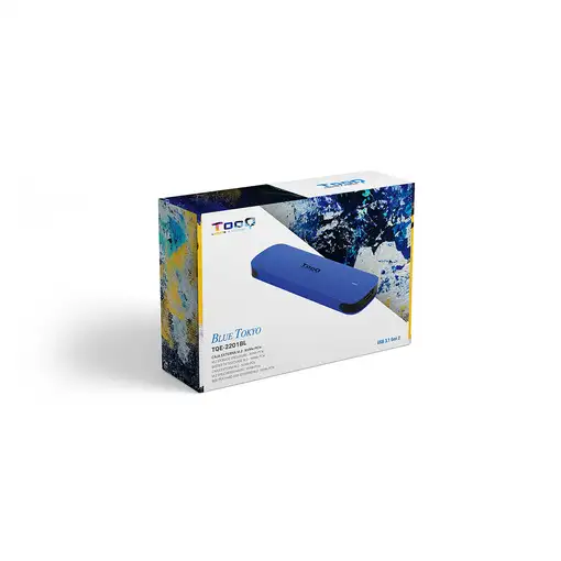 TooQ Caja externa para SSD M.2 NVMe, Azul