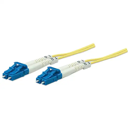 Intellinet 516792 Cable de fibra óptica e InfiniBand 5 m LC Amarillo