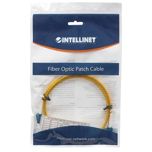 Intellinet 516792 Cable de fibra óptica e InfiniBand 5 m LC Amarillo