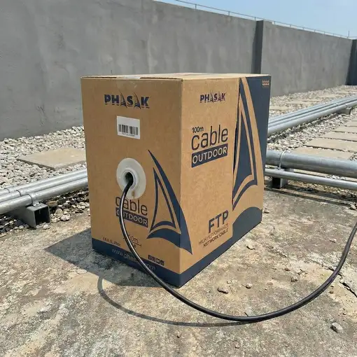 Phasak Bobina de cable de red FTP Cat.6 exterior CCA AWG23 100 m – PHR 671