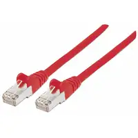 Intellinet 740579 cable de red Rojo 0,25 m Cat7 S/FTP (S-STP)
