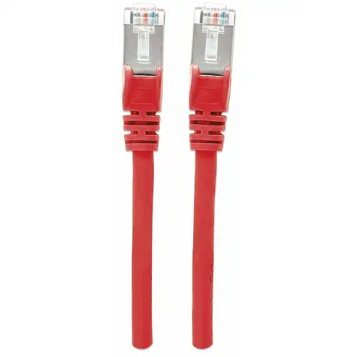 Intellinet 740579 cable de red Rojo 0,25 m Cat7 S/FTP (S-STP)