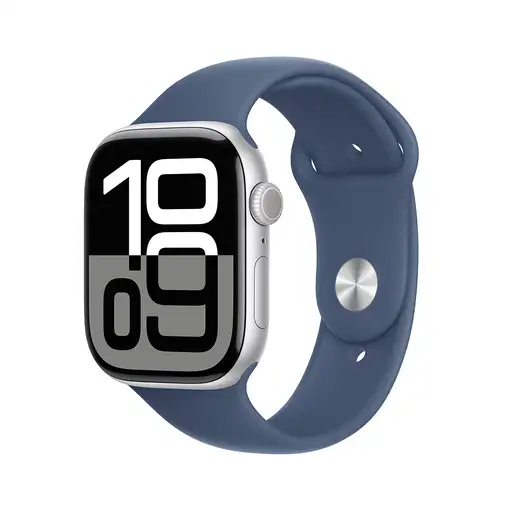 Apple Watch Series 10 OLED 46 mm Digital 416 x 496 Pixeles Pantalla táctil Plata W