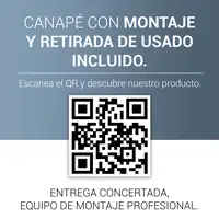 Canapé JApertura Lateral, Montaje incluido. Recogida del antiguo GRATIS. 105x190