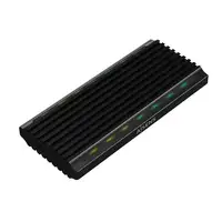 AISENS Caja Externa M.2 RGB Gaming ASM2-RGB012B SATA/NVMe A USB3.1 Gen2, Negra