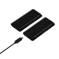 AISENS Caja Externa M.2 RGB Gaming ASM2-RGB012B SATA/NVMe A USB3.1 Gen2, Negra