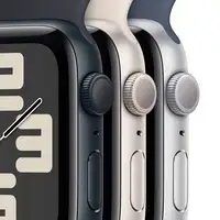Apple Watch SE OLED 44 mm Digital 368 x 448 Pixeles Pantalla táctil Negro Wifi GPS