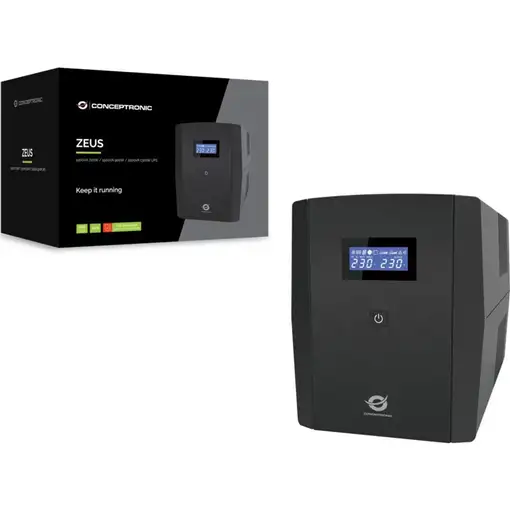 Conceptronic ZEUS08EM sistema de alimentación ininterrumpida (UPS) Línea interacti