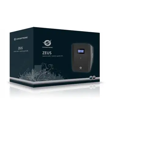 Conceptronic ZEUS03E sistema de alimentación ininterrumpida (UPS) Línea interactiv
