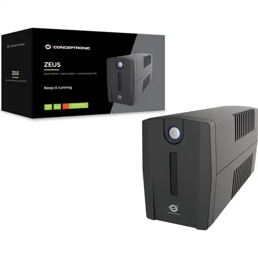 Conceptronic ZEUS07ES sistema de alimentación ininterrumpida (UPS) Línea interacti