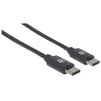 Manhattan 354875 cable USB USB 2.0 2 m USB C Negro