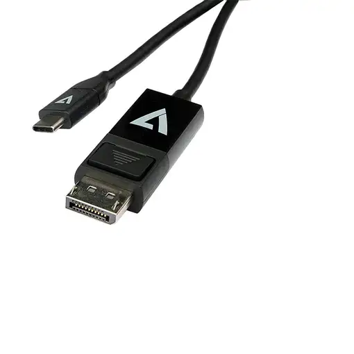 V7 V7UCDP-2M cambiador de género para cable USB Type-C 3.2 Gen 1 DisplayPort Negro