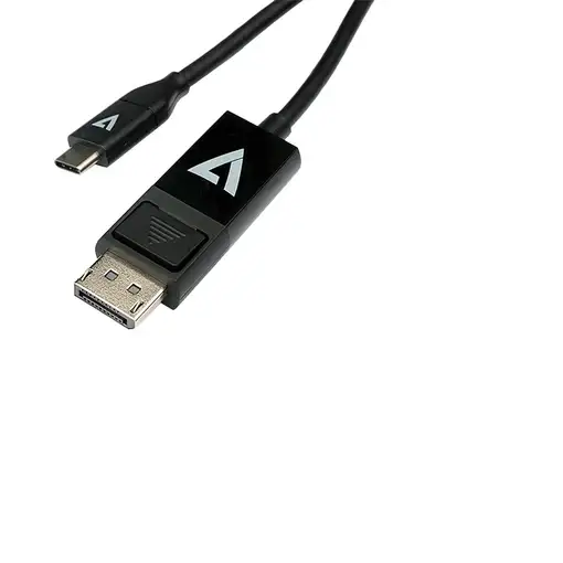 V7 V7UCDP-2M cambiador de género para cable USB Type-C 3.2 Gen 1 DisplayPort Negro