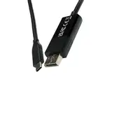 V7 V7UCDP-2M cambiador de género para cable USB Type-C 3.2 Gen 1 DisplayPort Negro