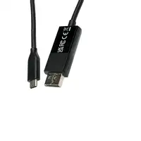 V7 V7UCDP-2M cambiador de género para cable USB Type-C 3.2 Gen 1 DisplayPort Negro